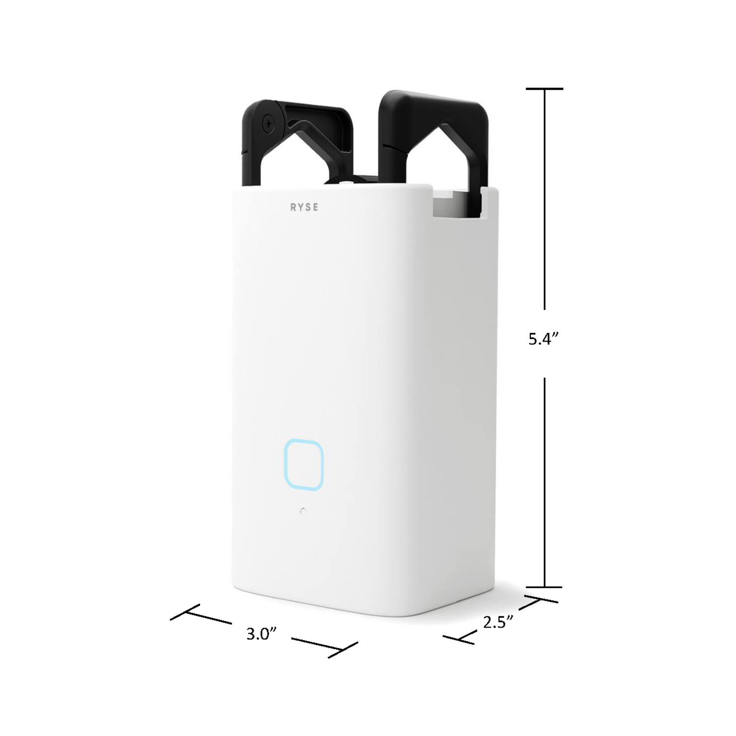 RYSE  
5.4"  
3.0"  
2.5"