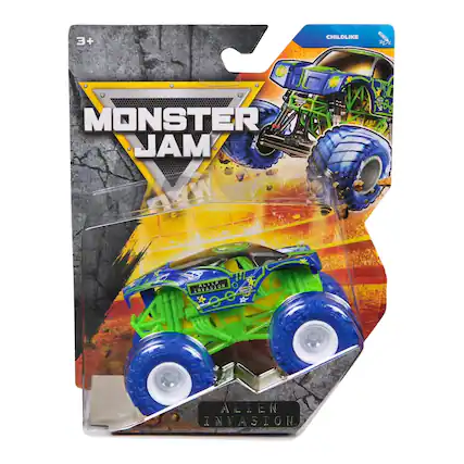 3+ CHILDLIKE MONSTER JAM ALIEN INVASION