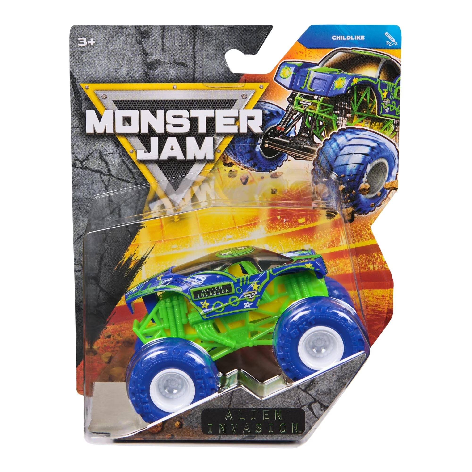 3+ CHILDLIKE MONSTER JAM ALIEN INVASION