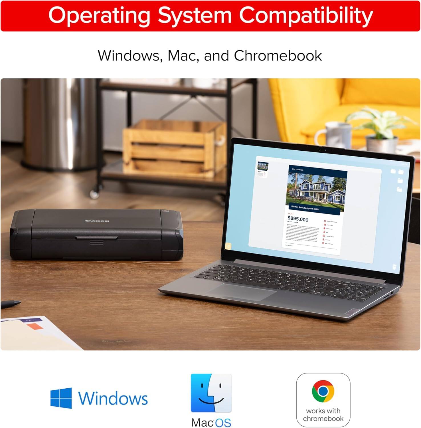 Operating System Compatibility: Windows, Mac, and Chromebook

Windows, Mac OS, and Chromebook

$895,000

Works with Chromebook