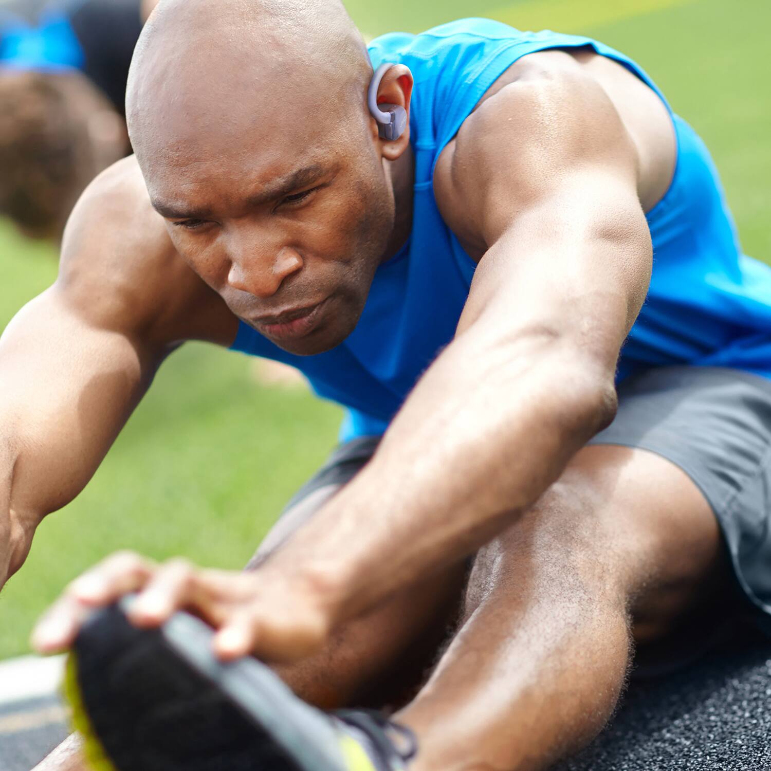 Back. JVC - Jvc Sport Fitness Series Hook-style Bluetooth Earbuds With Microphone, Active Noise Canceling, True Wireless - Purple.