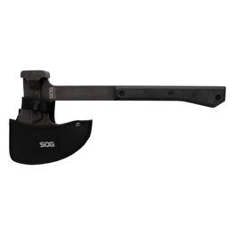 SOG - Tactical Bushcraft Hatchet with 4.24" Steel Cutting Head, Nylon Blade Cover