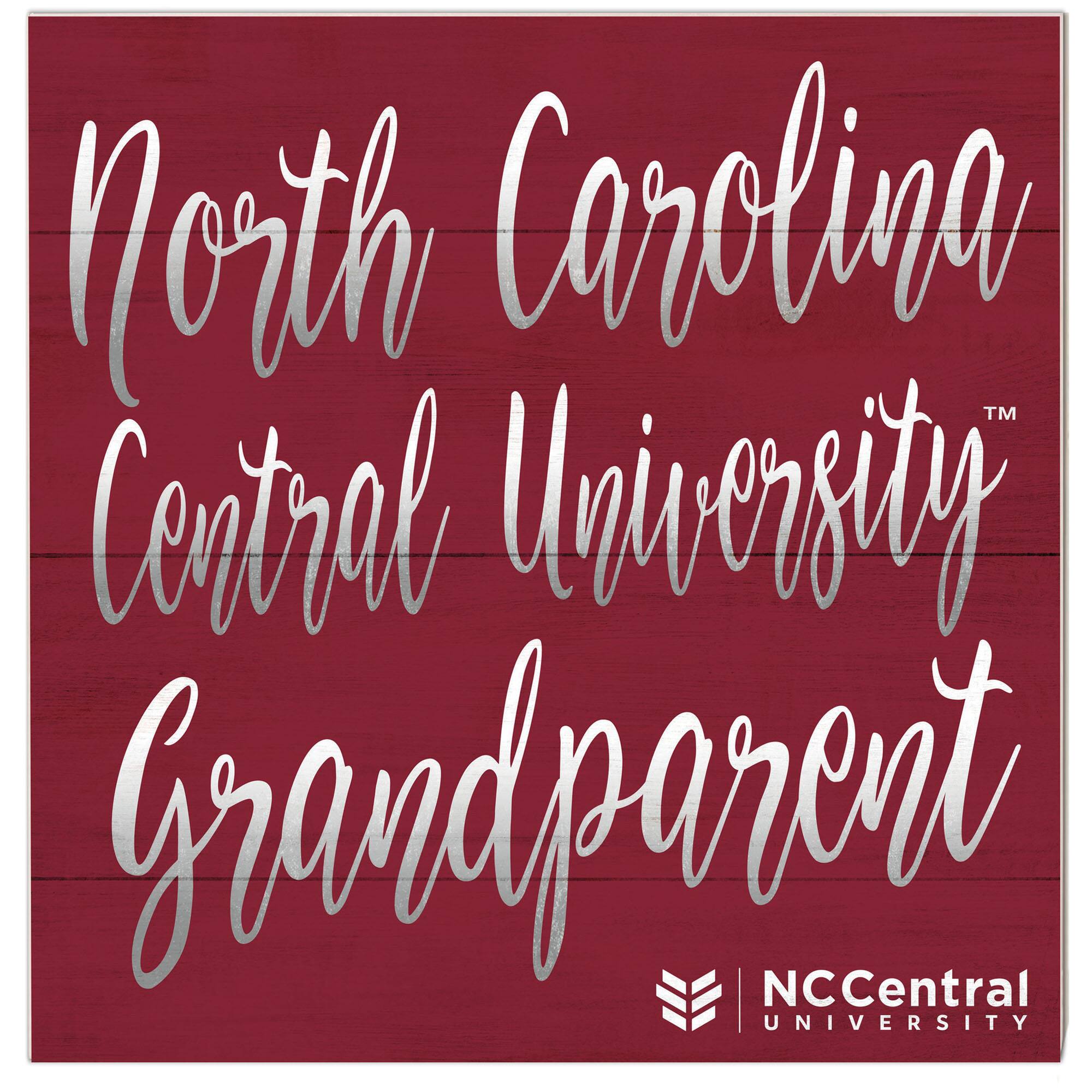 Jardine - North Carolina Central Eagles 10'' x 10'' Grandparent Plaque - Maroon