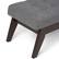 Alt View 16. Simpli Home - Draper Mid Century Tufted Ottoman Bench - Slate Grey.