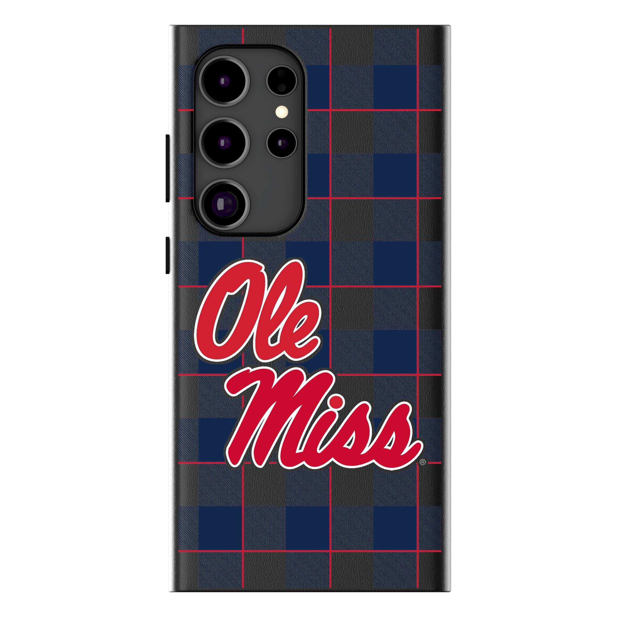 Keyscaper - NCAA - Ole Miss Rebels Plaid Galaxy Magnetic Bump Case - S25 Ultra - Black price history on PriceWatchPro