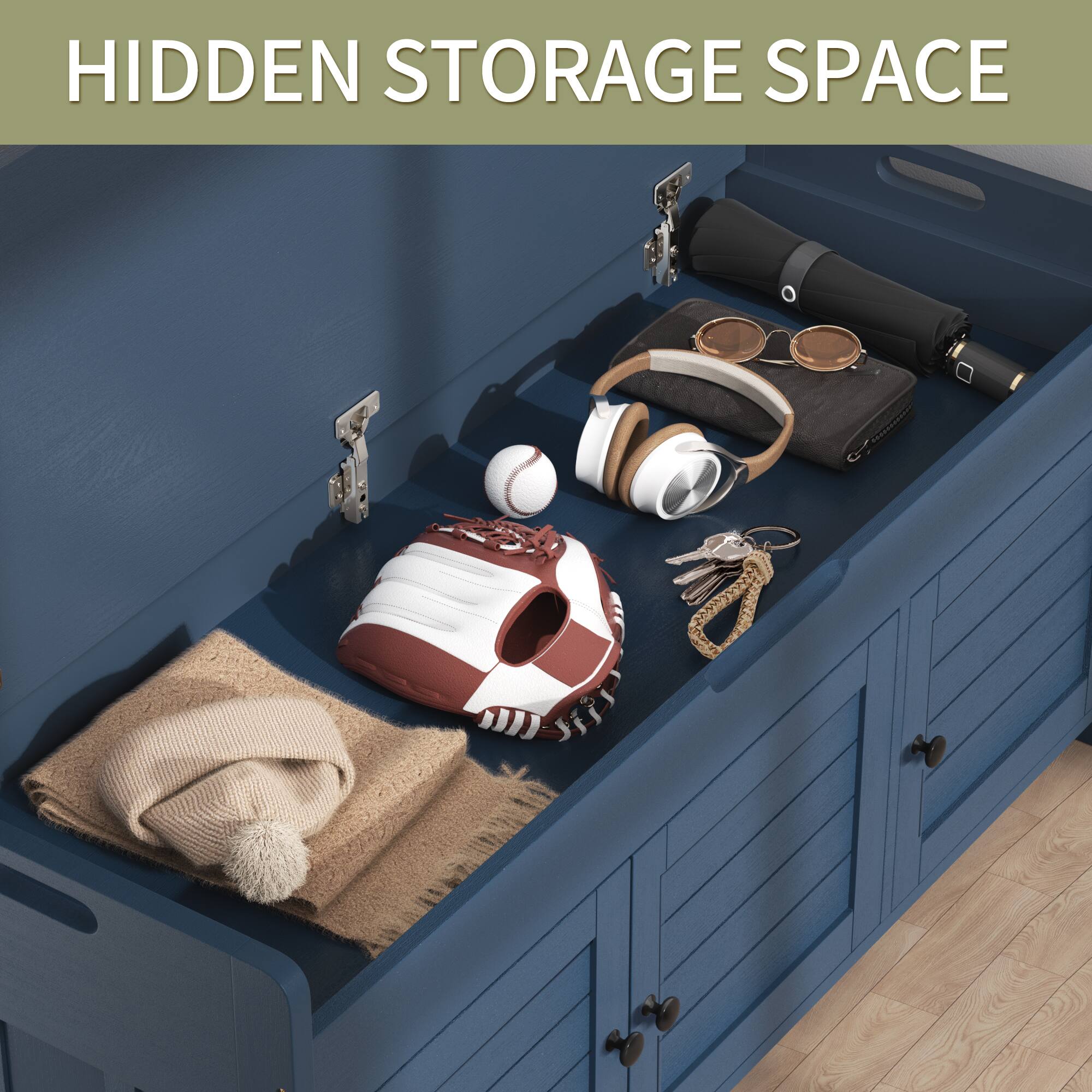 HIDDEN STORAGE SPACE