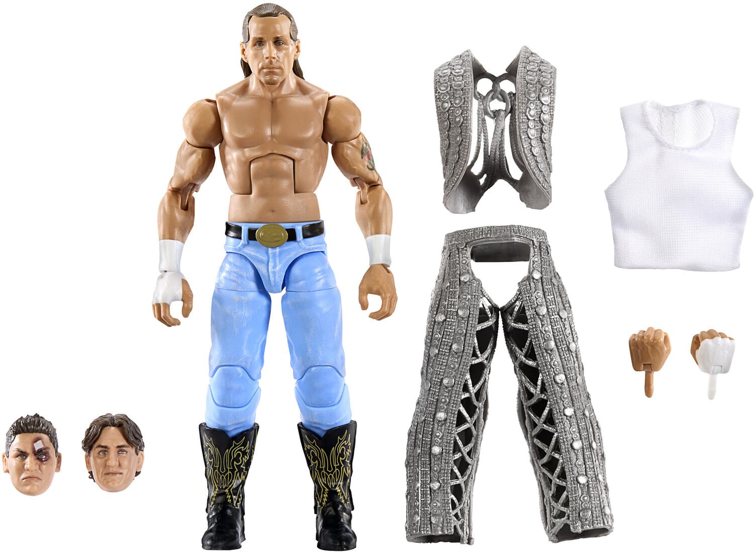 Mattel - Collectible - WWE Elite Collection 6" Summerslam Shawn Michaels Action Figure with William Regal- COLLECTABLES - Multicolor