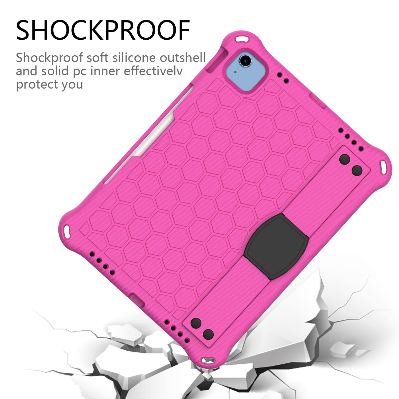 SHOCKPROOF  
Shockproof soft silicone outshell and solid pc inner effectively protect you