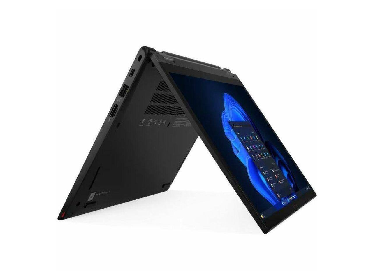 Alt View 1. Lenovo - Lenovo ThinkPad L13 Gen 5 21LM000VUS 13.3" Touch Convertible - Intel Core Ultra 7 - 16GB - 512GB SSD - Black - Black.