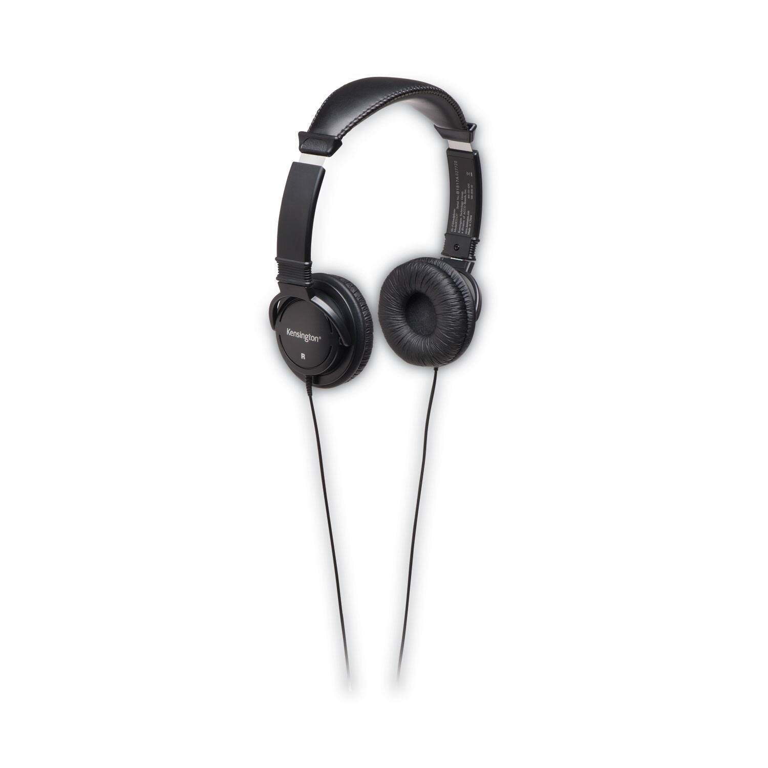 Alt View 2. Kensington - K33137 Hi-Fi Headphones with Plush Sealed Earpads - Black - Black.