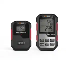 Maverick - Extended Range Professional Wireless Thermometer and Timer, Dual Probe - Black/Red