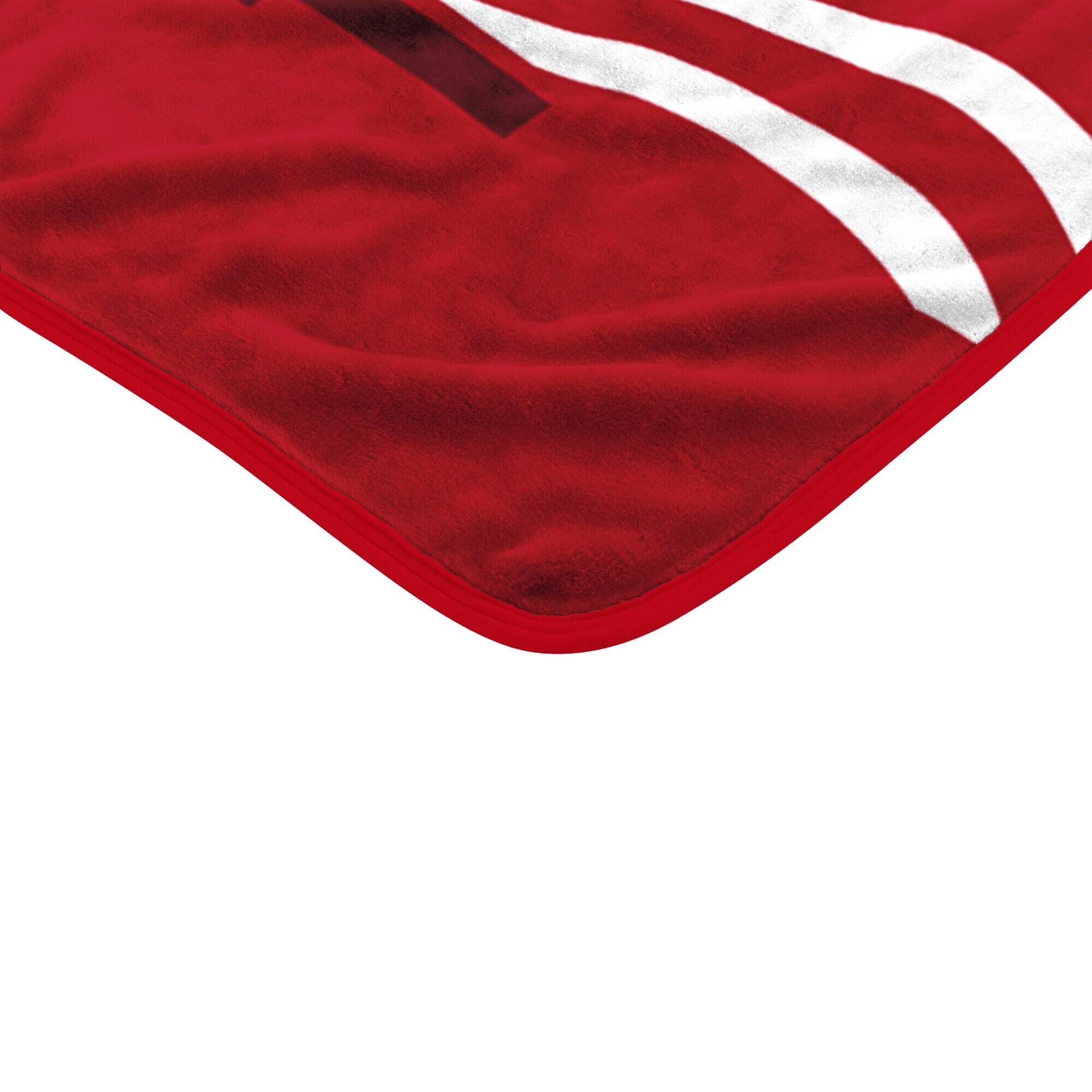 Alt View 1. Northwest - Nebraska Huskers 50" x 60" Digitize Raschel Throw Blanket - Red.