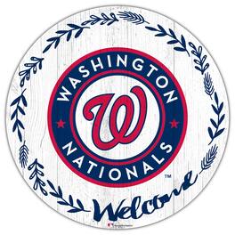Fan Creations - Washington Nationals 12" Welcome Circle Sign - Multicolor