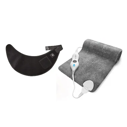 Front. Pursonic - Red Light Therapy Neck Wrap and Fast-Heating Full Body Heating Pad.