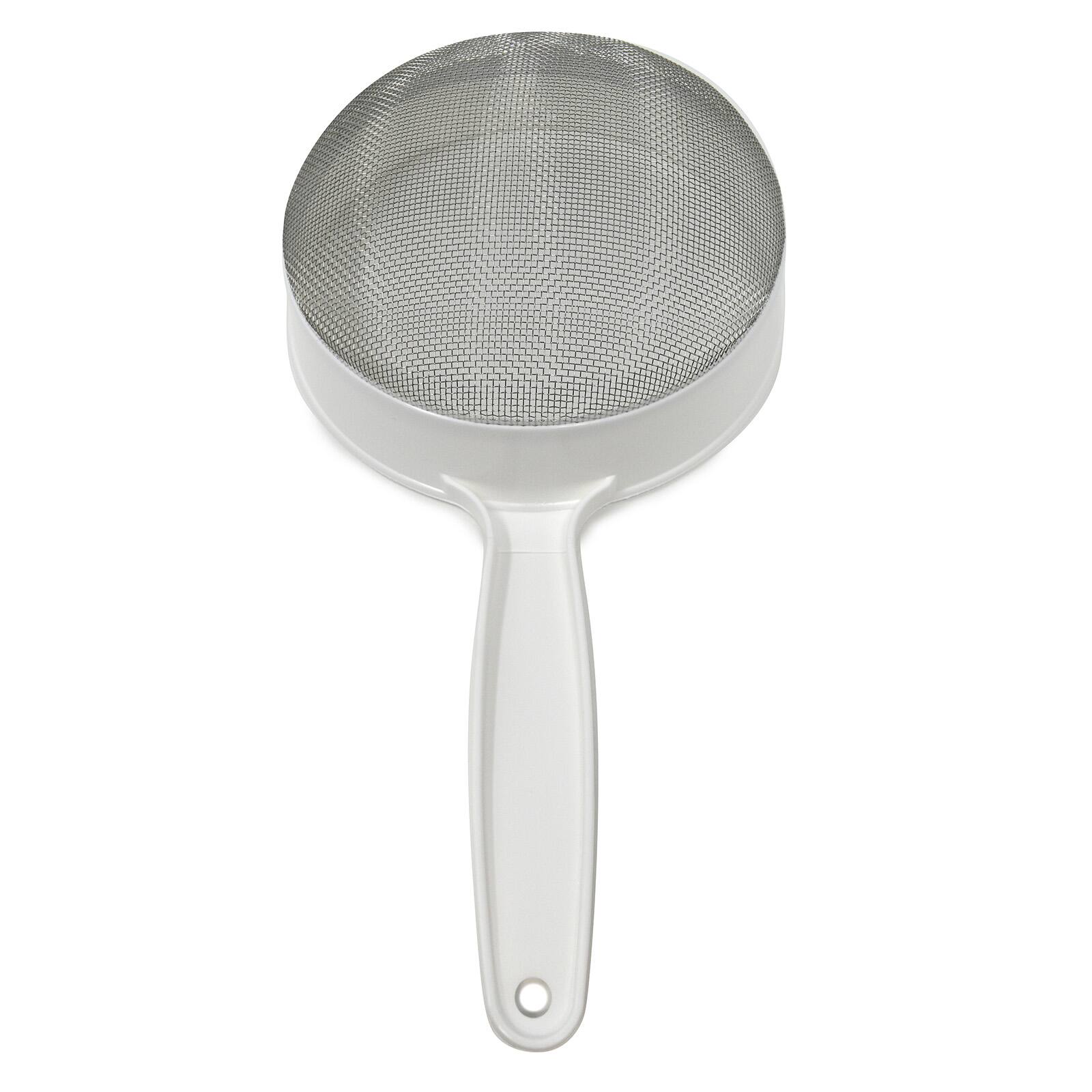 Alt View 2. Norpro - Mesh Strainer with Stainless Steel Basket, 7-Inch - Silver.