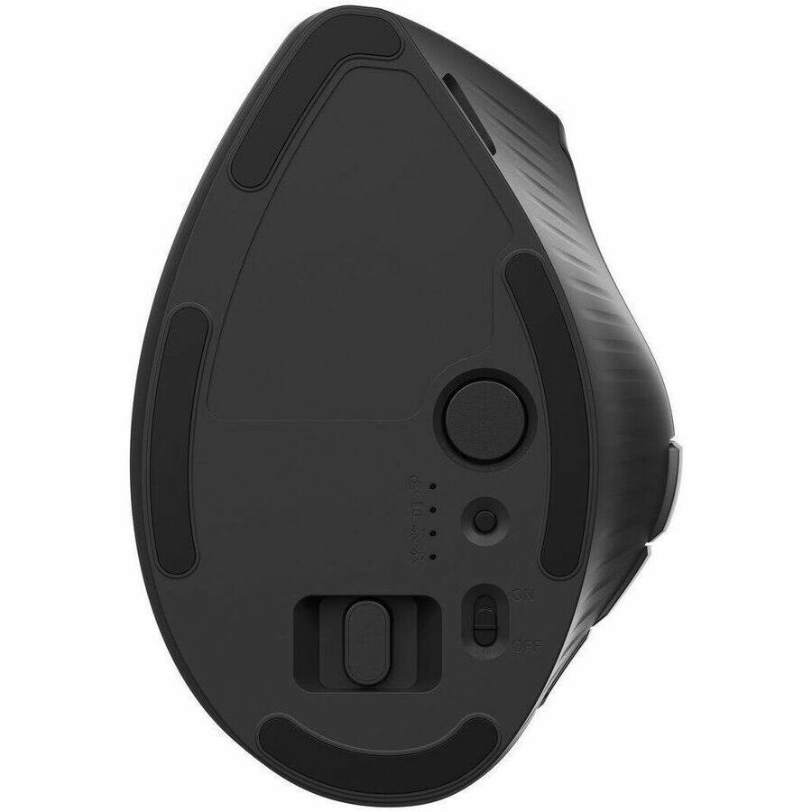 Alt View 6. Kensington - Kensington Pro Fit Ergo Vertical TB675 Trackball - PC, Mac - Optical - Cable/Wireless - Bluetooth/Radio Frequency - 2.40 - Black.
