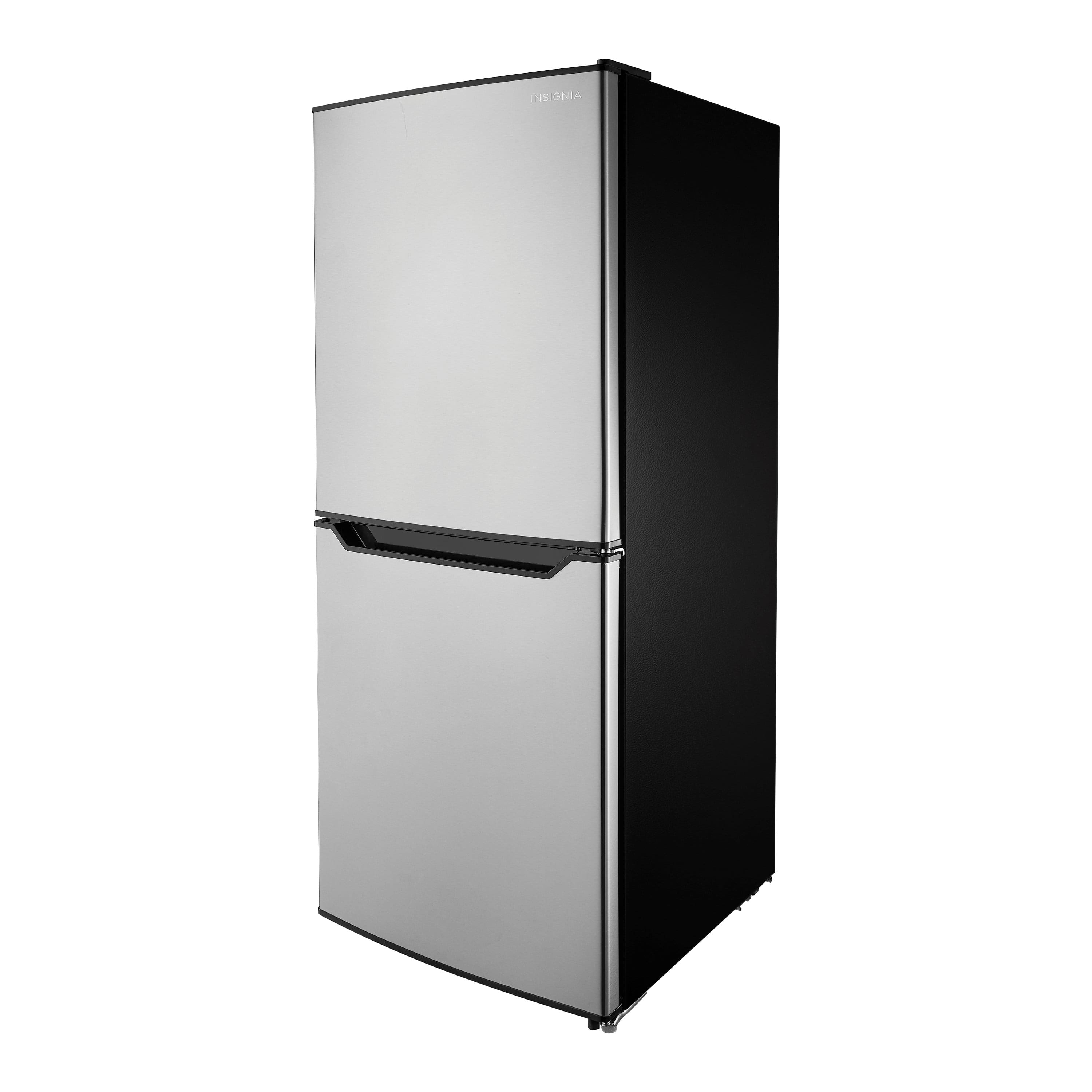 Alt View 14. Insignia™ - 4.9 Cu. Ft. Mini Fridge with Bottom Freezer and ENERGY STAR Certification - Stainless Steel.