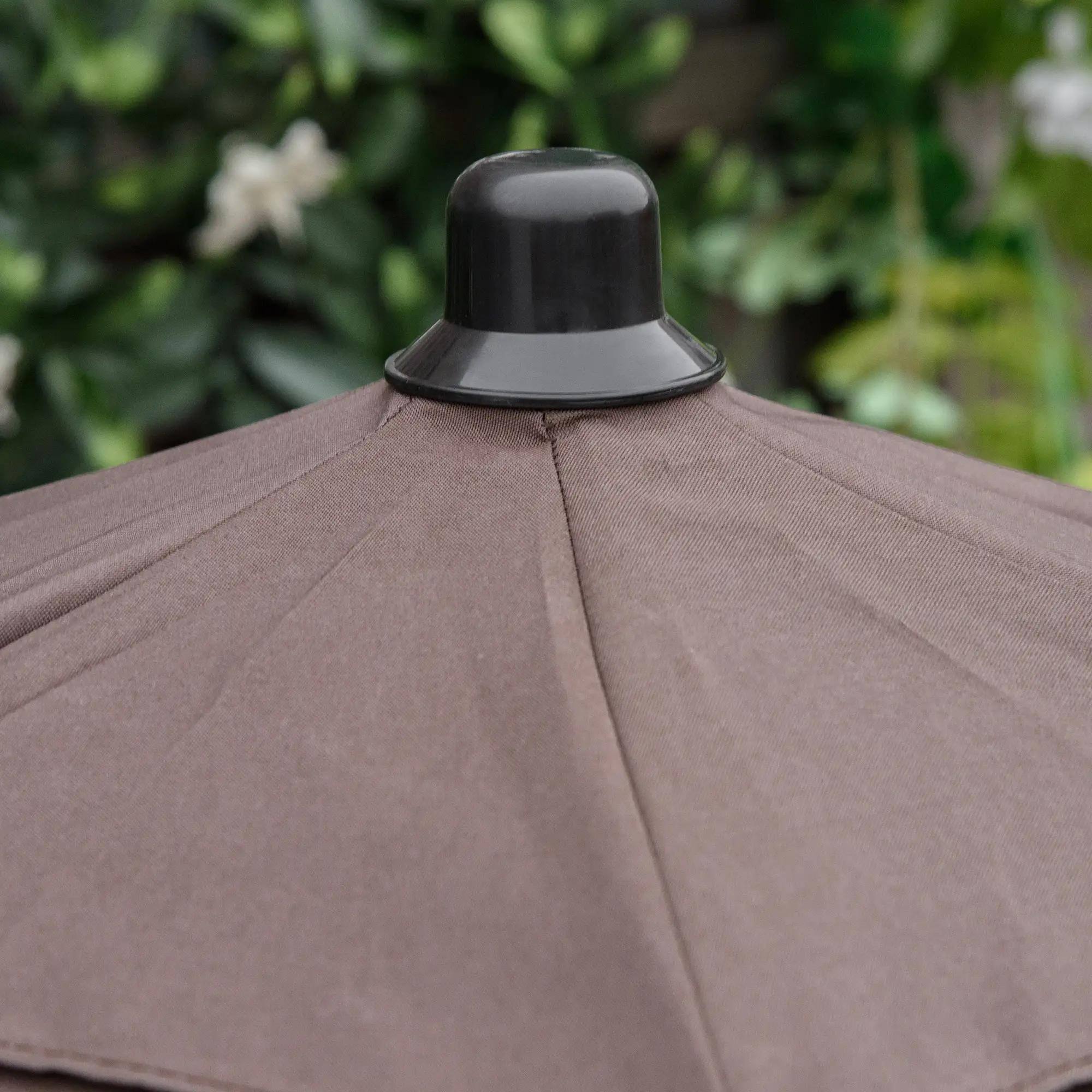 Alt View 1. Resenkos - Resenkos 4 Pieces Outdoor Patio Dining Furniture Set, Two Folding Chairs, A Dining Table, Glass , Beige - Beige.