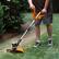 Alt View 11. WORX - WG124 6 Amp 15-Inch Cutting Diameter Electric Straight Shaft Grass Trimmer - Orange.