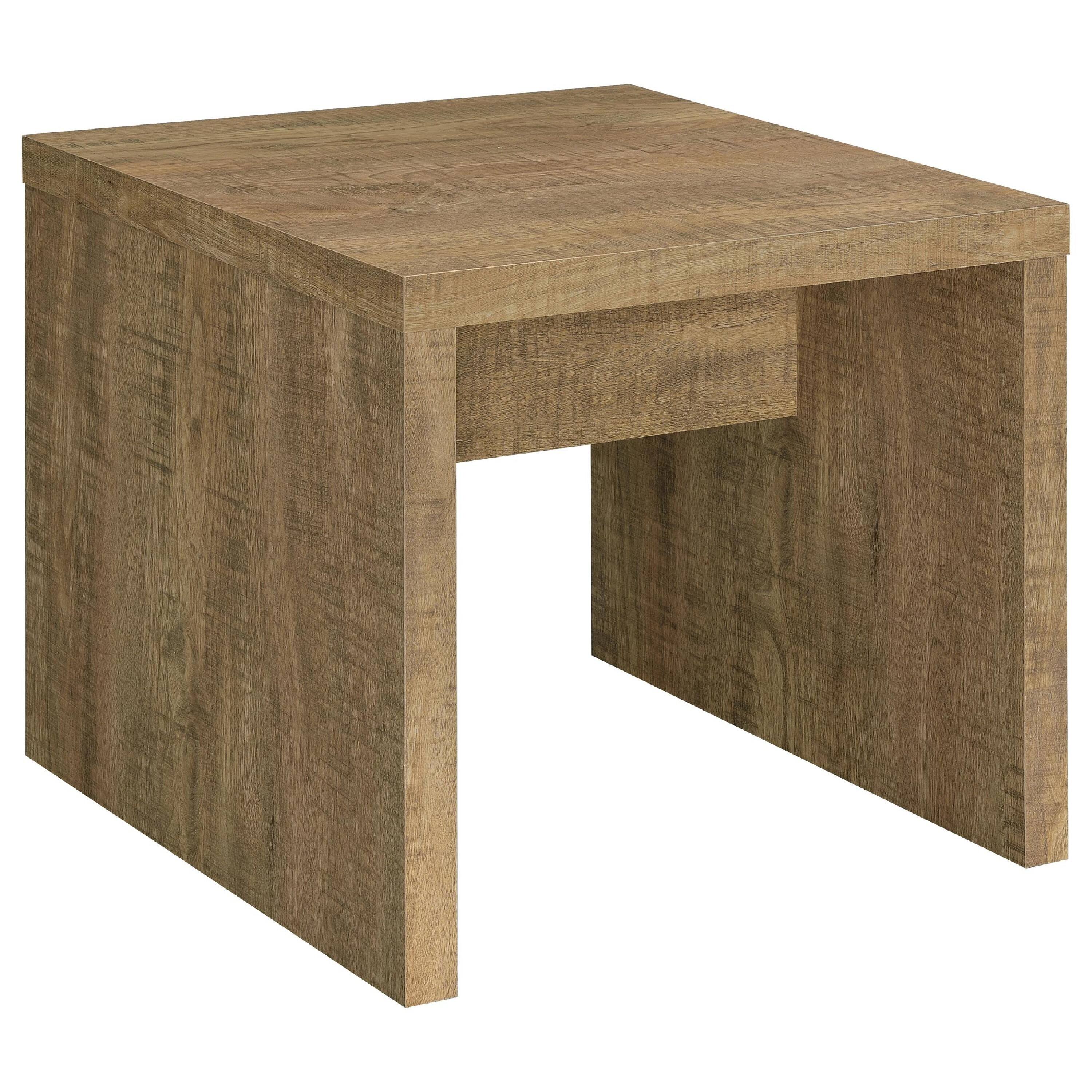 Alt View 1. Manhattan Lane - Nette 2Pc Coffee and End Table Set, Rustic Mango Finish, Wood - Mango Brown.