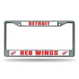 Rico Industries - Detroit Red Wings NHL Chrome Metal License Plate Frame - Multi