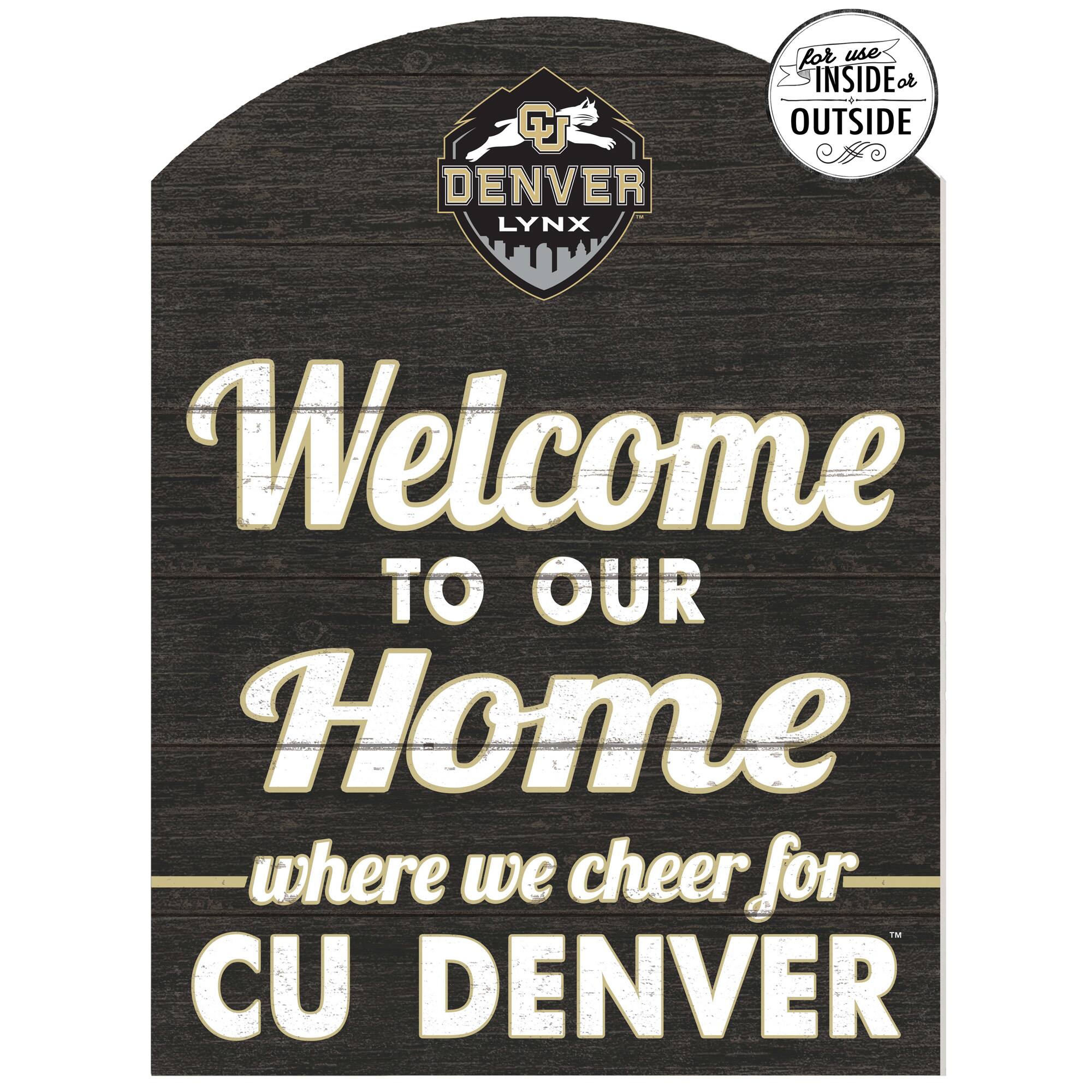 CU Denver Lynx 16'' x 22'' Marquee Sign