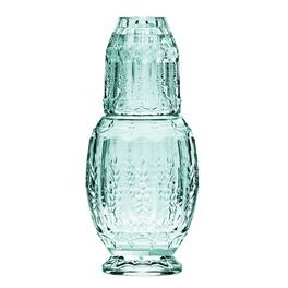 Jay Import - Vintage Light 2 Pc Carafe Set - Green