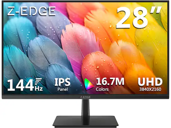 Z-EDGE 28" 144 Hz IPS Panel 16.7M Colors UHD 3840X2160