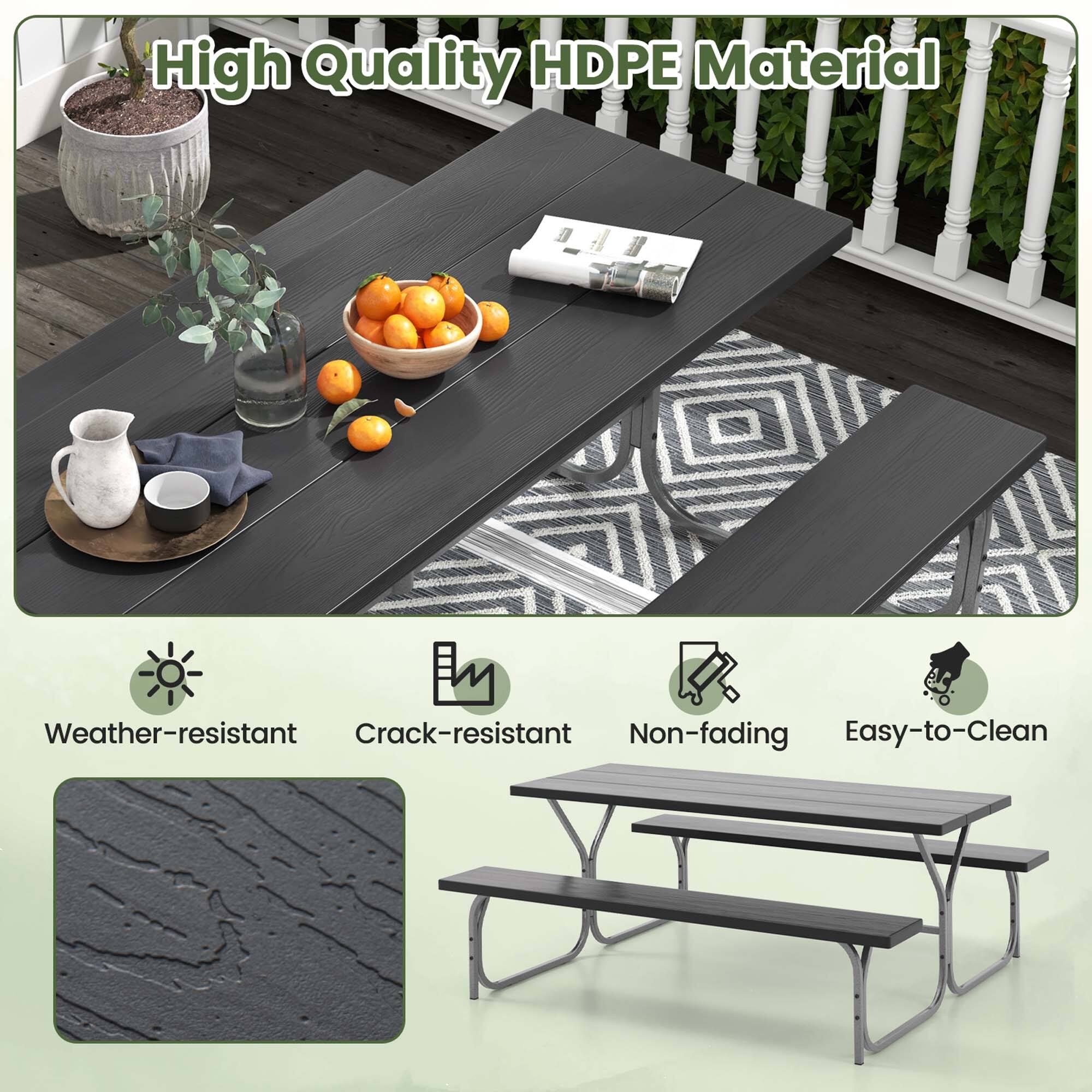 High Quality HDPE Material
Weather-resistant
Crack-resistant
Non-fading
Easy-to-Clean