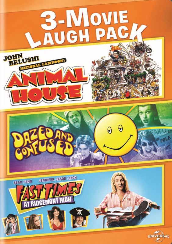  3-Movie Laugh Pack: Animal House/Dazed and Confused/Fast Times at Ridgemont High [2 Discs] [DVD]