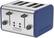 Angle Standard. KitchenAid - 4-Slice Wide-Slot Toaster - Blue Willow.