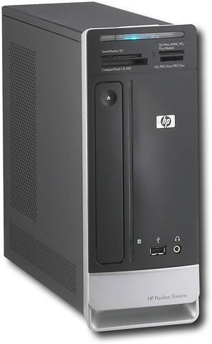 Angle Standard. Hewlett-Packard - Pavilion Slimline 3800+ Desktop.