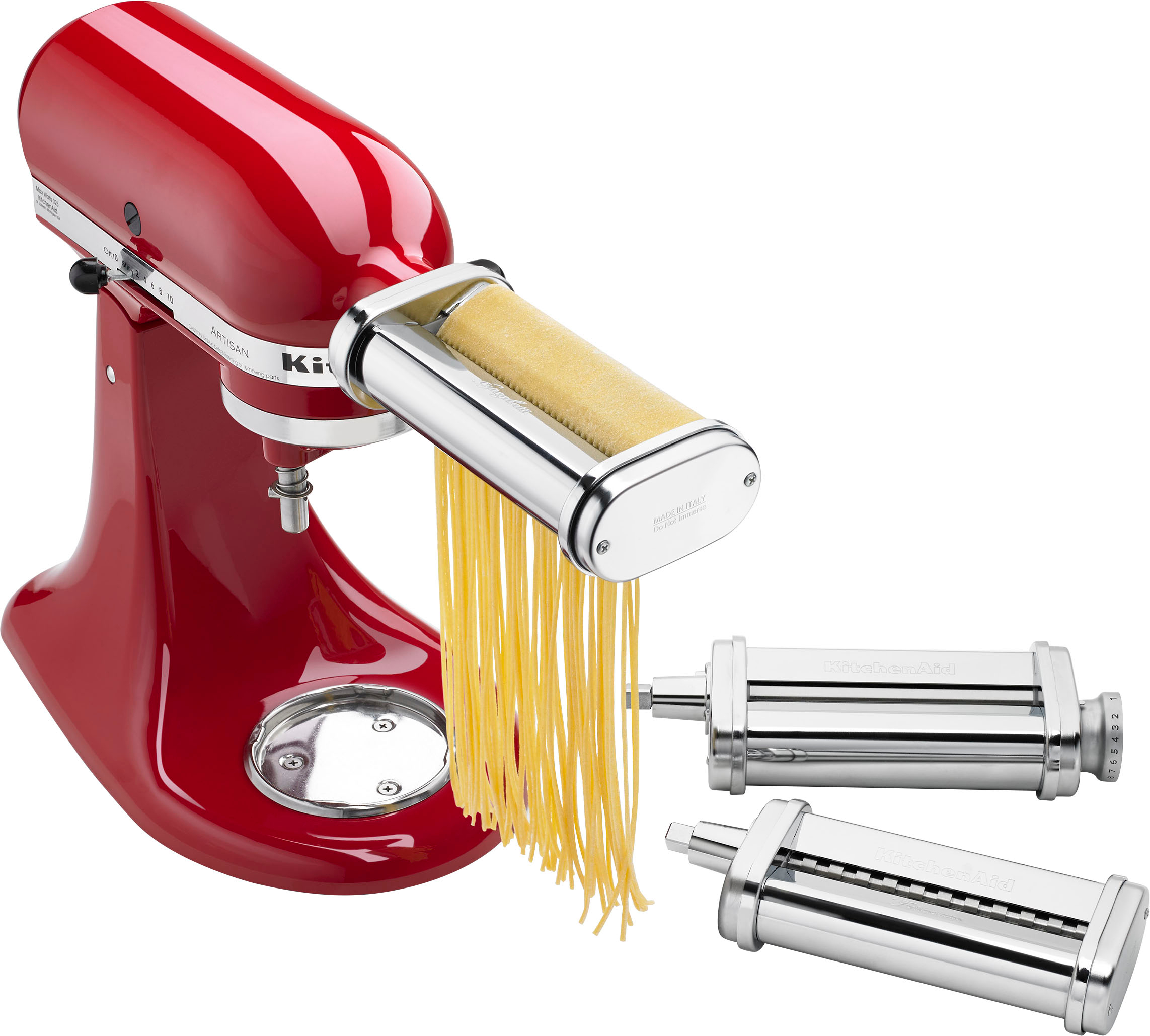 KSMPRA Pasta Roller Attachments for Most KitchenAid Stand Mixers    Stainless Steel