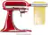 Left. KitchenAid - KSMPRA Pasta Roller Attachments for Most KitchenAid Stand Mixers - Stainless Steel.