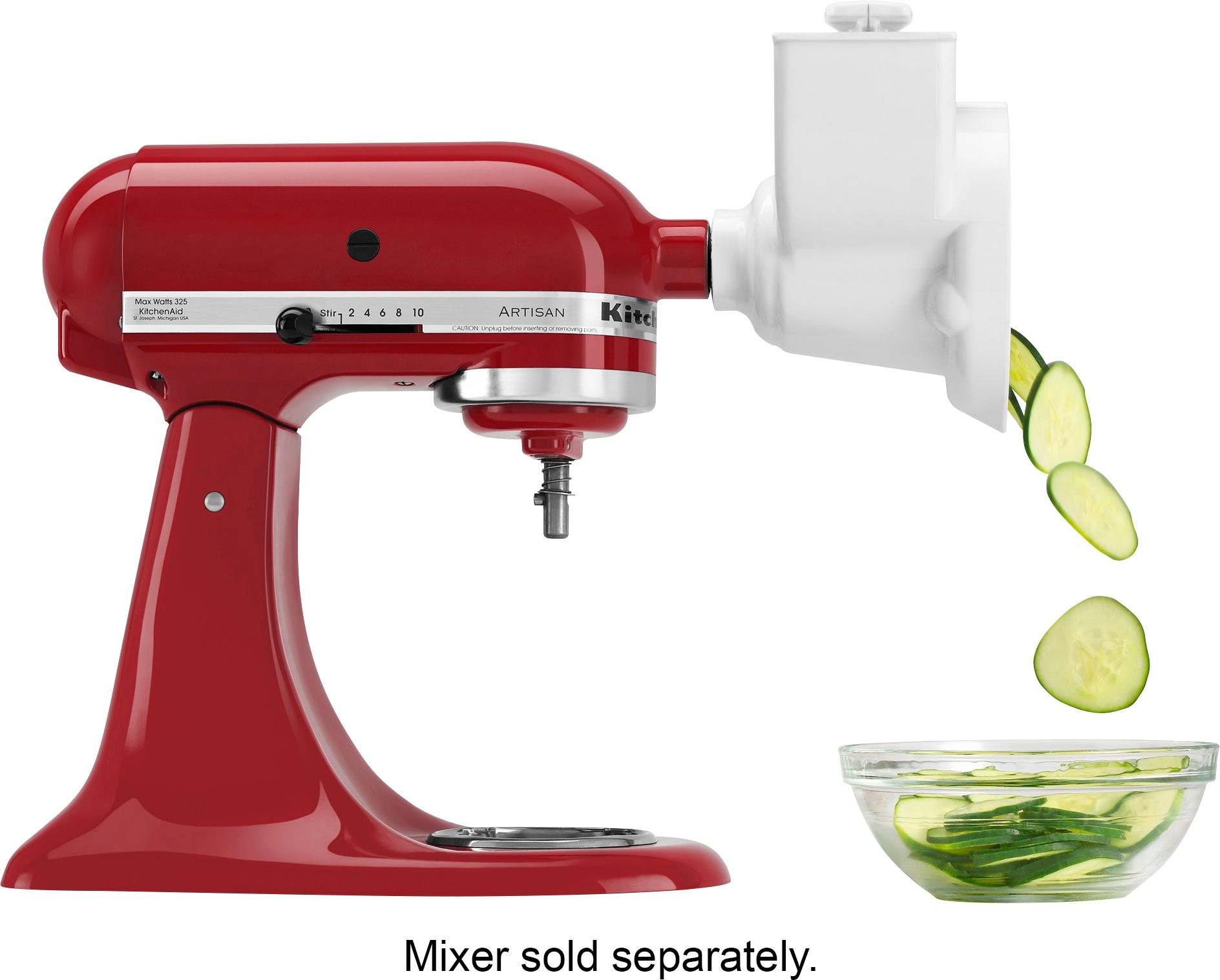 Best Buy: RVSA Rotary Slicer/Shredder Attachment for Most KitchenAid Stand  Mixers White RVSA
