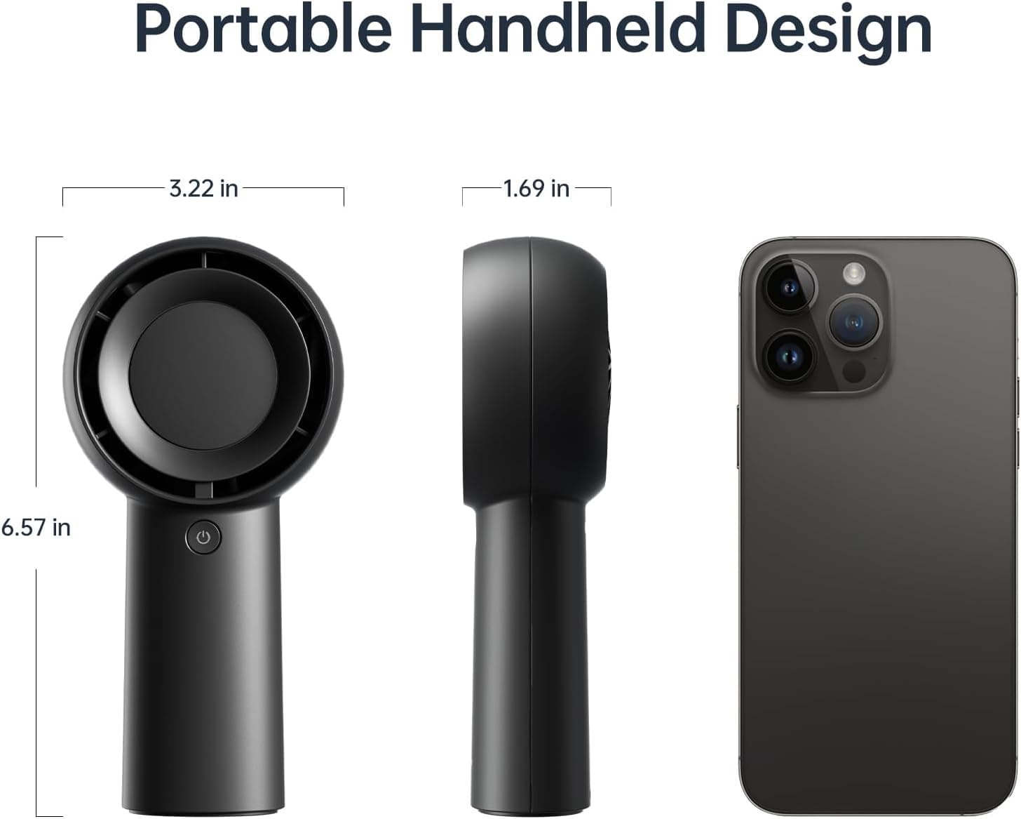 Portable Handheld Design  
3.22 in  
1.69 in  
6.57 in