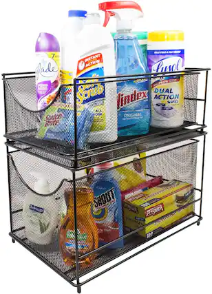 Sure, here is the corrected and grouped text from the image:
**Top Shelf:**
- Glade
- Lavender & Peach Blossom
- 7 Hour
- Lysol
- Instant Action
- Scrub
- Lysol
- Dual Action
- All Purpose
- Pulsol
- Kills Cold & Flu Viruses
- 99.9% Effective
- Wipes
**Middle Shelf:**
- Lysol
- Disinfectant
- Wipes
- Lysol
- Disinfectant
- Wipes
- Lysol
- Disinfectant
- Wipes
**Bottom Shelf:**
- Suave
- Conditioner
- Tide
- Liquid
- 2X
- Pro Pack
- 200ct
- 100ct
- 50ct