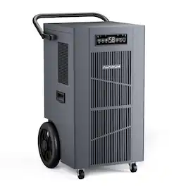 Edendirect - 320 pt. 9000 sq. ft. Bucketless Commercial Dehumidifier in. Black with Pump, Automatic Defrost, Continuous Draining