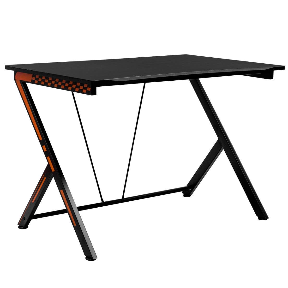 Ecooso - Compact Computer Desk for Small Space, Modern Ergonomic Writing Desk for Home Office - Black