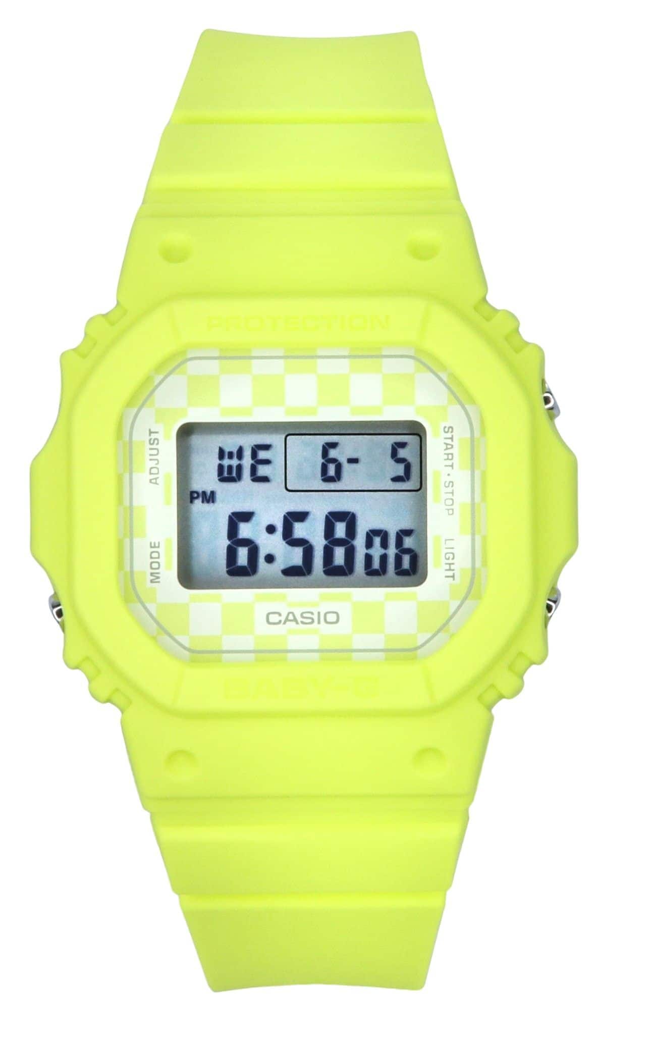 Casio - Baby-G Skater Fashion Digital Quartz BGD-565GS-9 Ladeis Watch Shock Resist Stopwatch Alarm Resin Strap 100M - Light Green