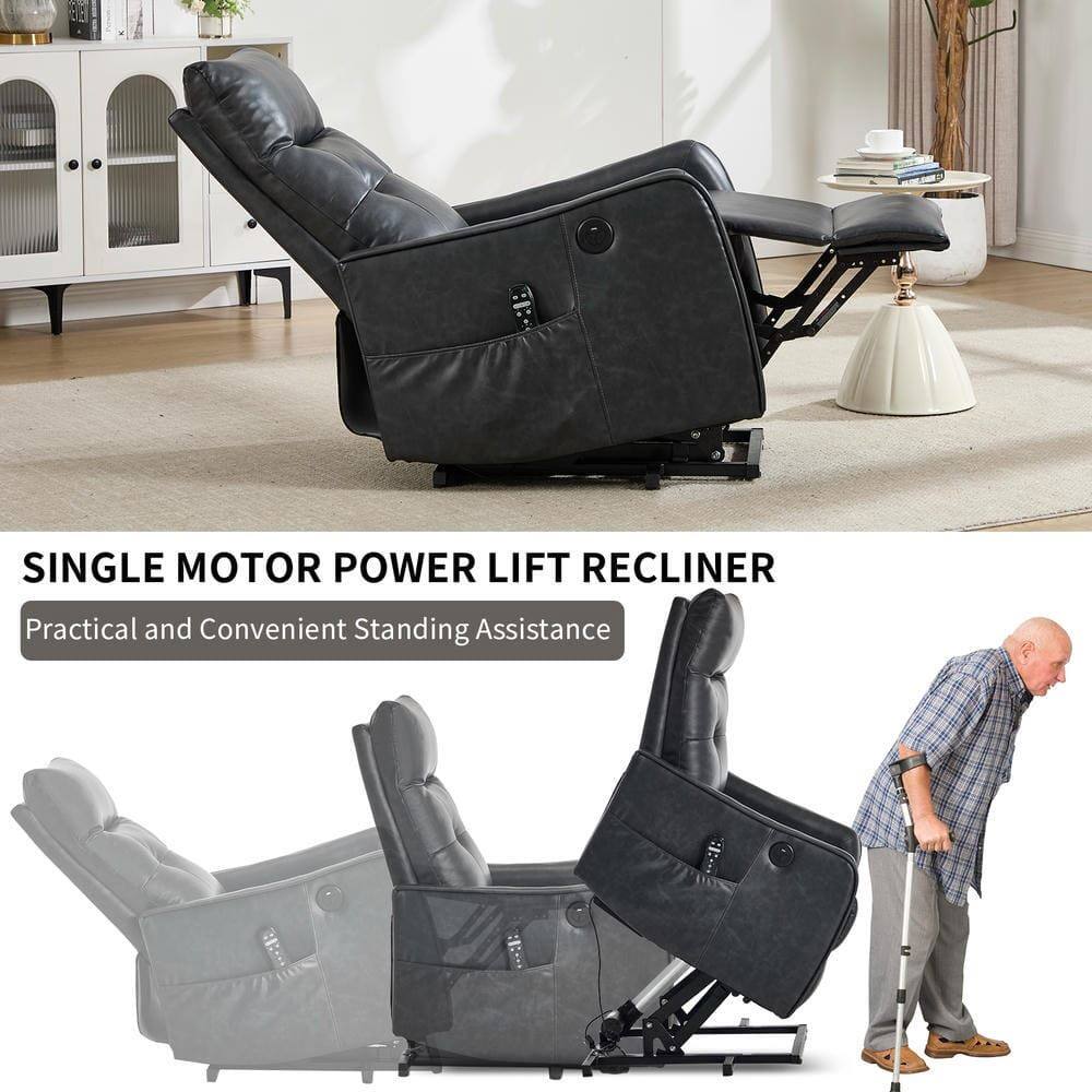 SINGLE MOTOR POWER LIFT RECLINER  
Practical and Convenient Standing Assistance