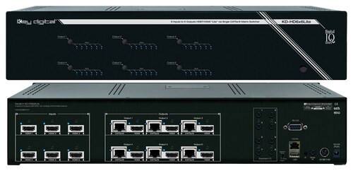 Front Standard. Key Digital - Digital IQ Series HDBaseT/HDMI Cat-5e/-6 Matrix Switcher.