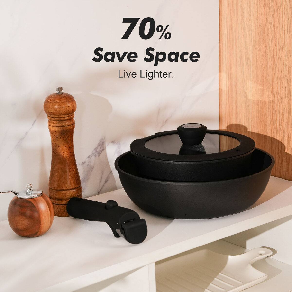 70% Save Space. Live Lighter.