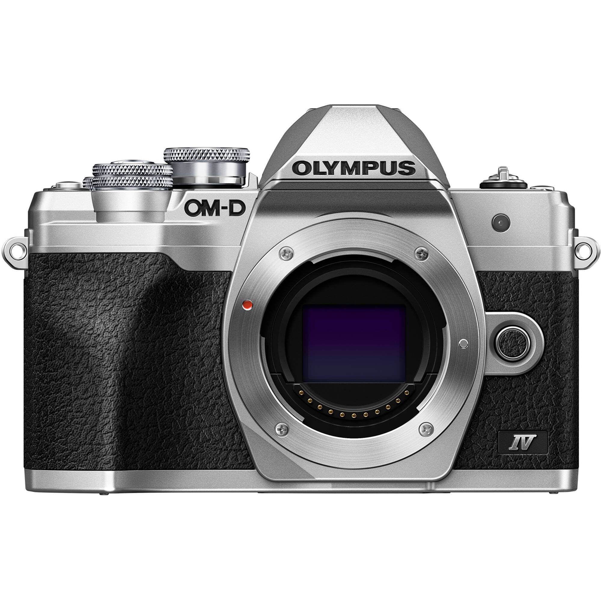 Olympus - OM-D E-M10 Mark IV 4K Video Mirrorless Camera (Body Only) - Silver