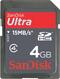 SanDisk - 4GB Ultra Secure Digital High Capacity Memory Card-Front_Standard