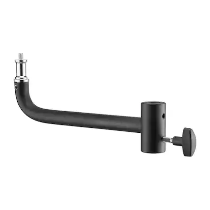 Front. Westcott - Westcott 8 Inch Shorty Offset Extension Arm, Increase the Tilting Range Light Source.