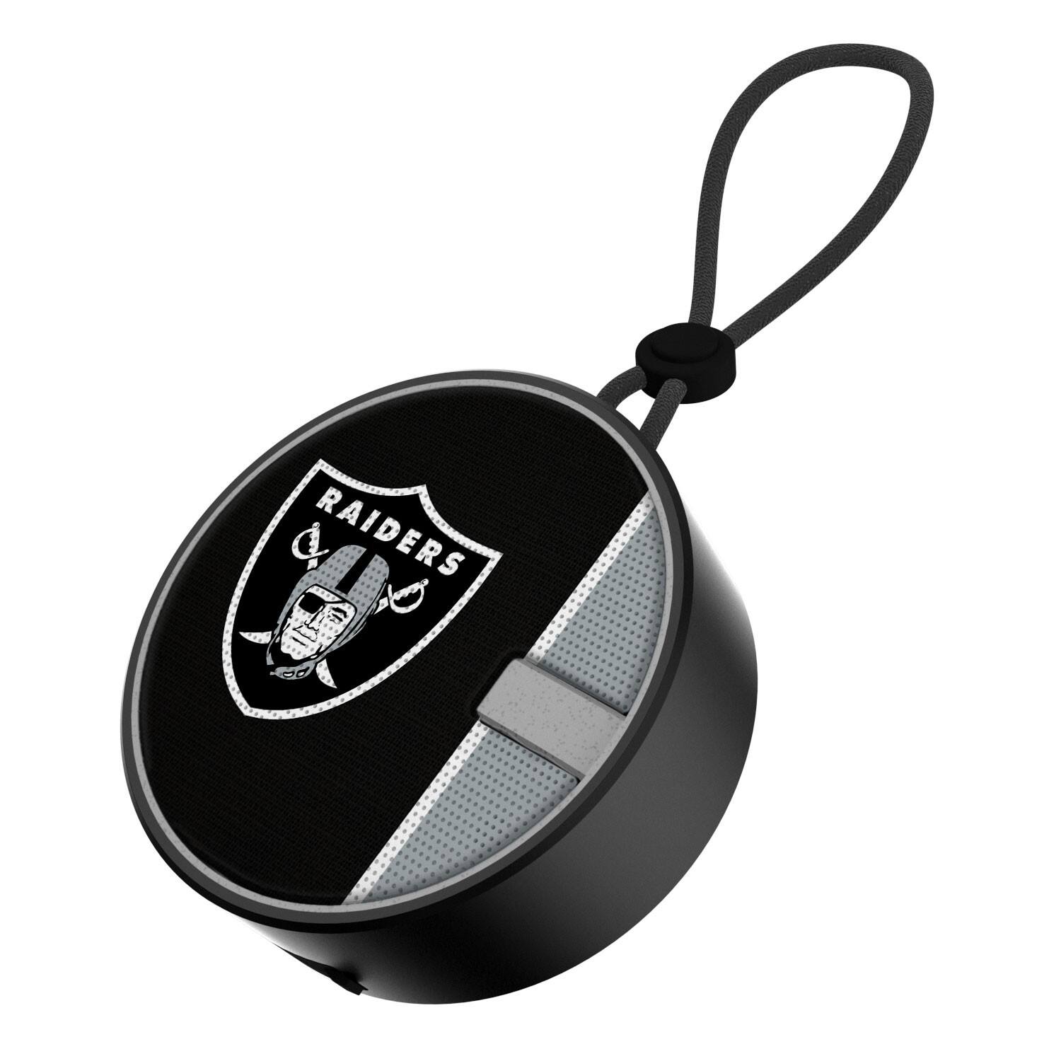 Front. Keyscaper - Las Vegas Raiders Logo Waterproof Bluetooth Speaker - Multicolor.