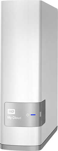 Best Buy: WD My Cloud 6TB External Hard Drive (NAS) White WDBCTL0060HWT