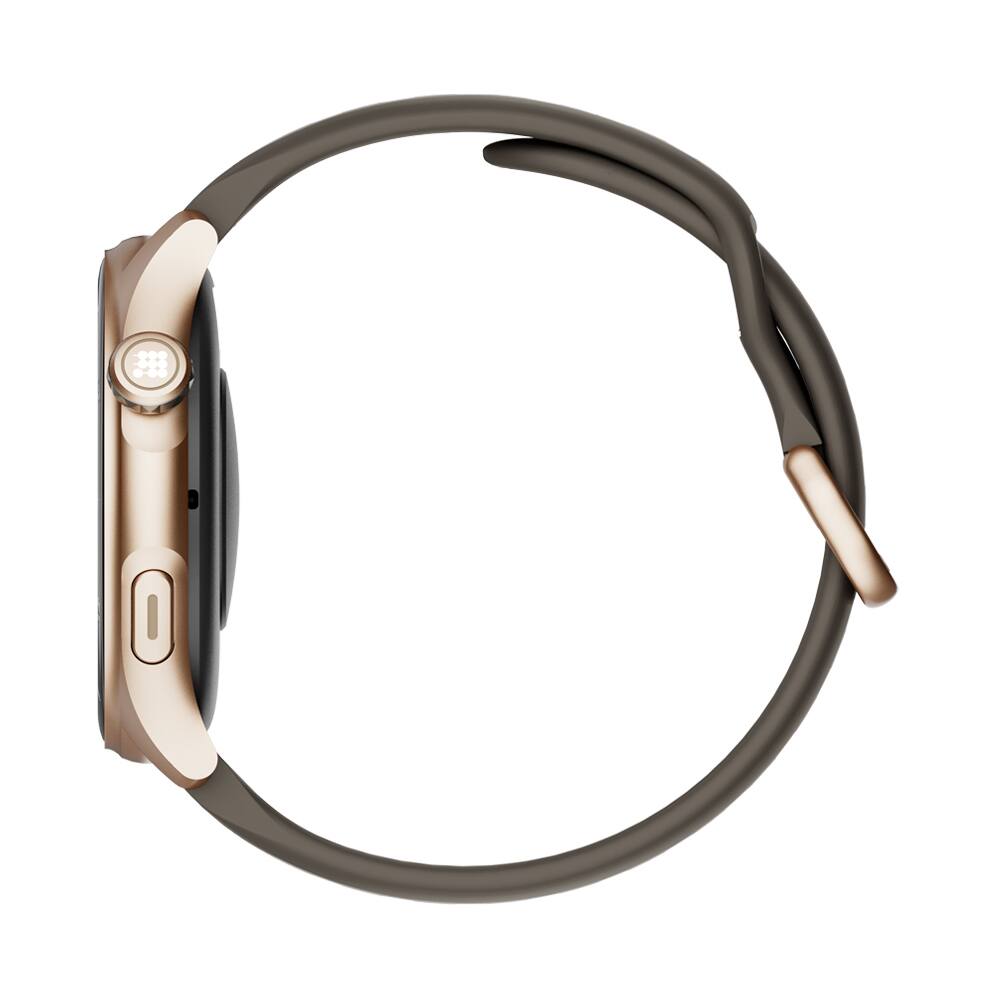 Back. Cubitt - Cubitt AURA Pro Smartwatch / Fitness Tracker with 1.43" Touch AMOLED - Brown.