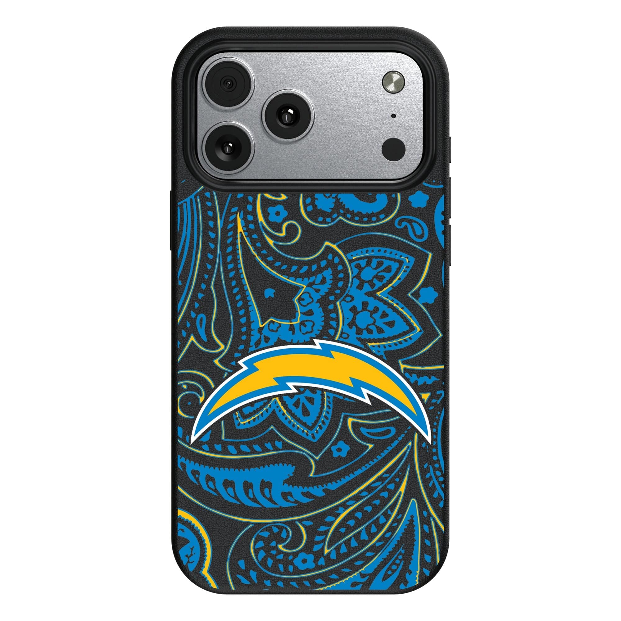 Keyscaper - NFL - Los Angeles Chargers Paisley iPhone Magnetic Bump Case - 17 - Black price history on PriceWatchPro